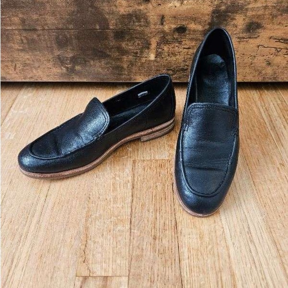 Timberland Somers Falls A1PBV Loafers Womens US 7 Black Nubuck Leather Defender